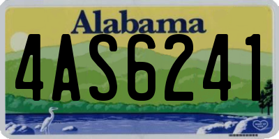 AL license plate 4AS6241