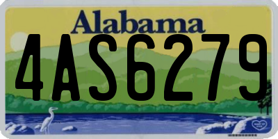 AL license plate 4AS6279