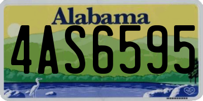 AL license plate 4AS6595