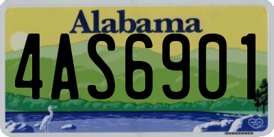 AL license plate 4AS6901