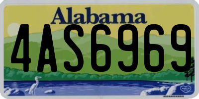 AL license plate 4AS6969