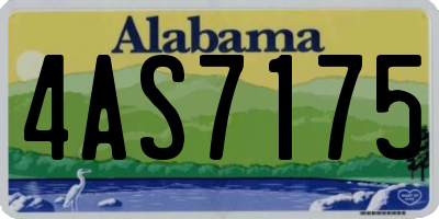 AL license plate 4AS7175