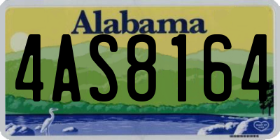 AL license plate 4AS8164