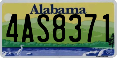 AL license plate 4AS8371