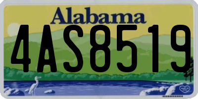 AL license plate 4AS8519