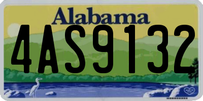 AL license plate 4AS9132