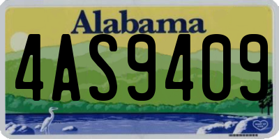 AL license plate 4AS9409