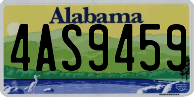 AL license plate 4AS9459