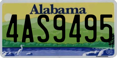 AL license plate 4AS9495