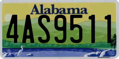 AL license plate 4AS9511