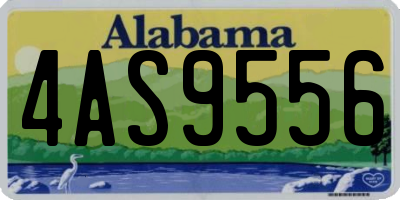 AL license plate 4AS9556