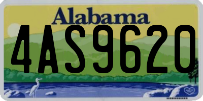 AL license plate 4AS9620