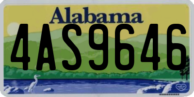 AL license plate 4AS9646
