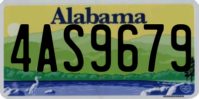 AL license plate 4AS9679