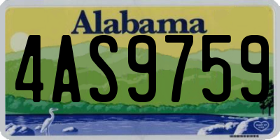 AL license plate 4AS9759