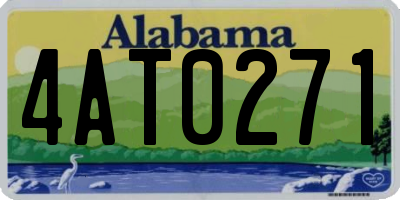 AL license plate 4AT0271