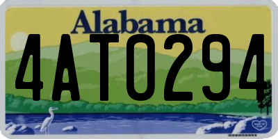 AL license plate 4AT0294