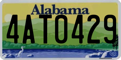 AL license plate 4AT0429