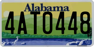 AL license plate 4AT0448
