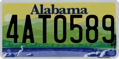 AL license plate 4AT0589