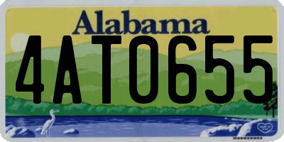 AL license plate 4AT0655