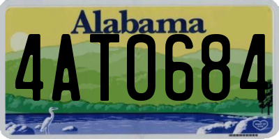AL license plate 4AT0684