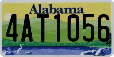 AL license plate 4AT1056