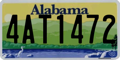 AL license plate 4AT1472