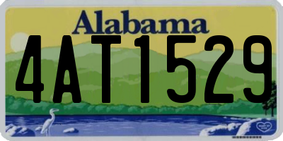 AL license plate 4AT1529