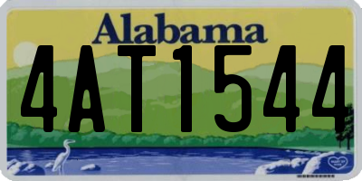AL license plate 4AT1544