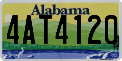 AL license plate 4AT4120