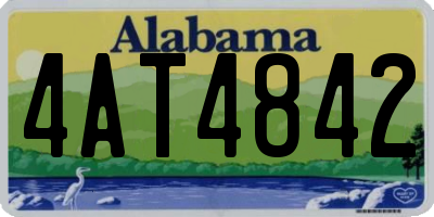 AL license plate 4AT4842