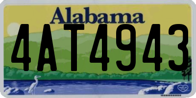 AL license plate 4AT4943