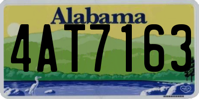 AL license plate 4AT7163