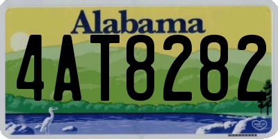 AL license plate 4AT8282