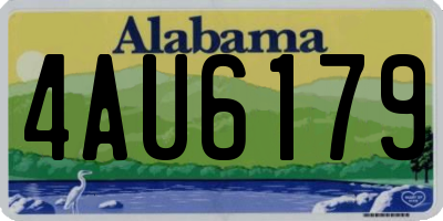 AL license plate 4AU6179