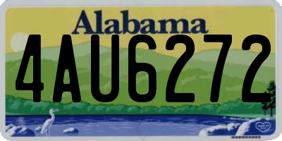 AL license plate 4AU6272
