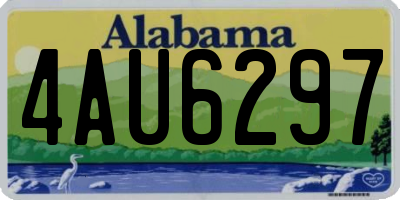 AL license plate 4AU6297