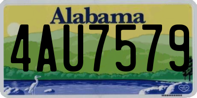 AL license plate 4AU7579
