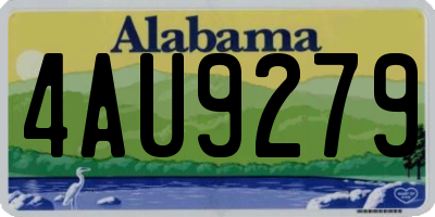 AL license plate 4AU9279