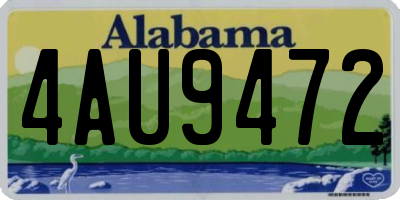AL license plate 4AU9472