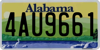 AL license plate 4AU9661