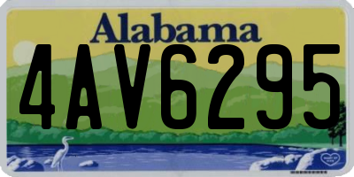 AL license plate 4AV6295