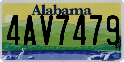 AL license plate 4AV7479