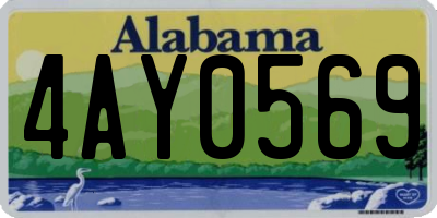 AL license plate 4AY0569