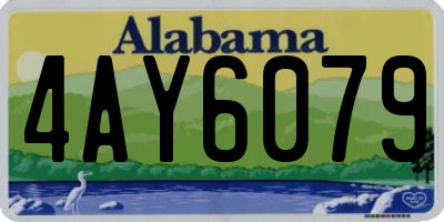 AL license plate 4AY6079