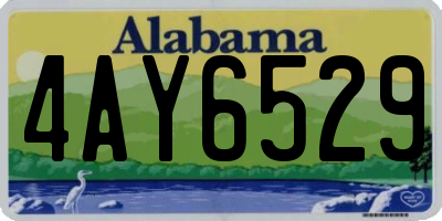 AL license plate 4AY6529