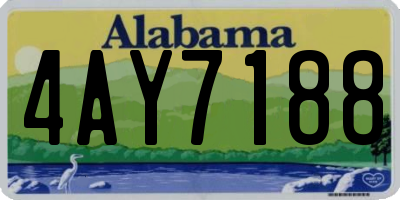 AL license plate 4AY7188