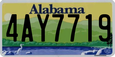 AL license plate 4AY7719
