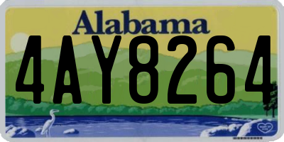 AL license plate 4AY8264